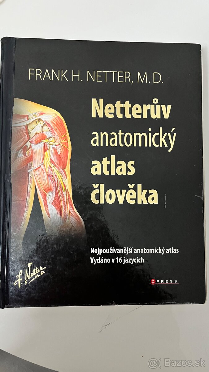 Kniha Netterův atlas človeka