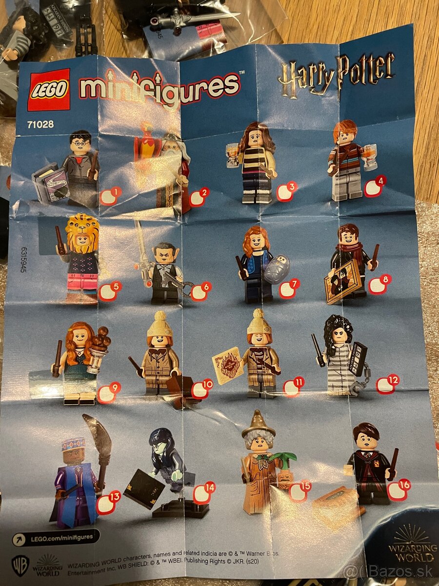 Harry potter 71028 minifigures S2