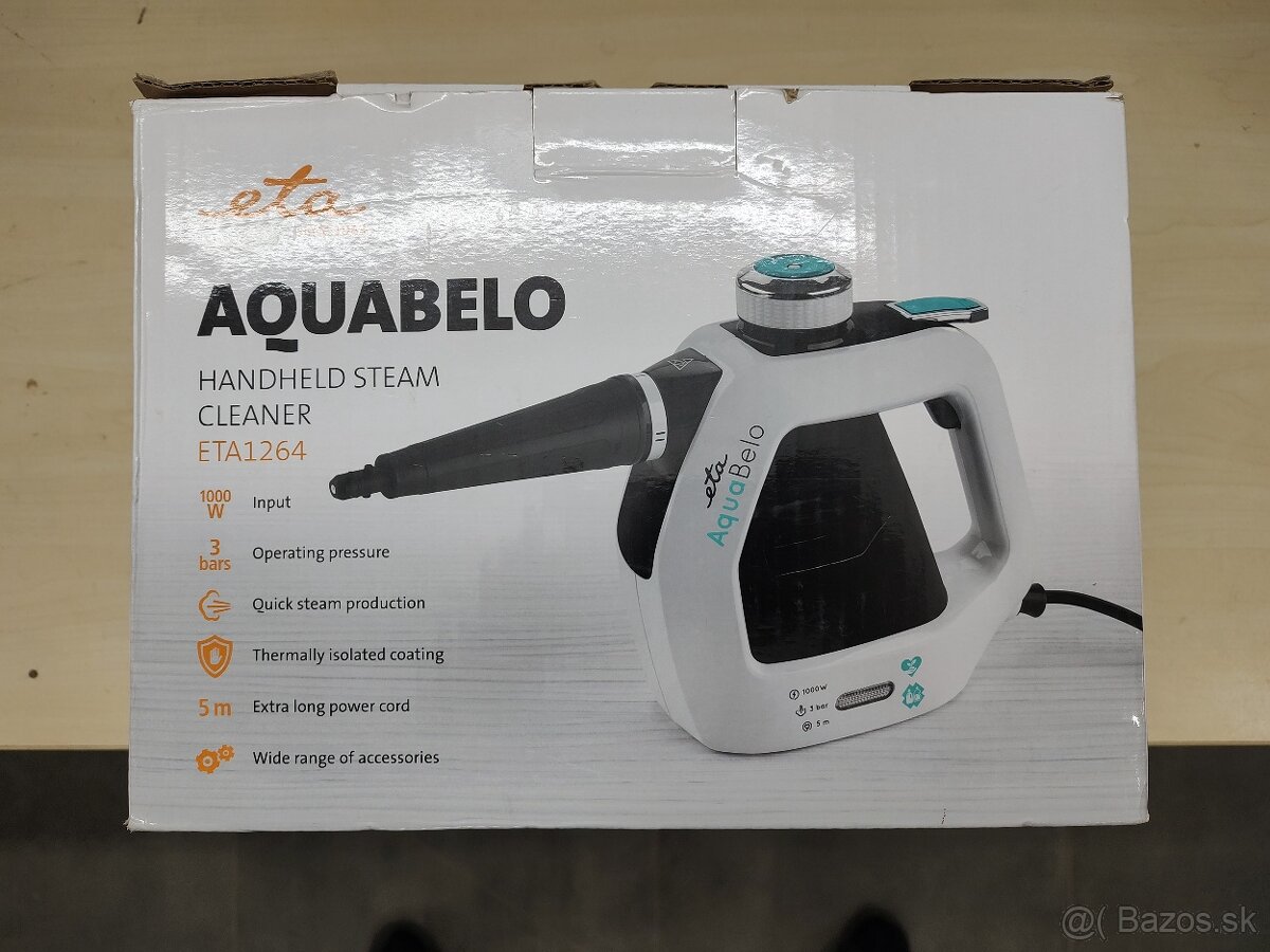 Parný čistič ETA AQUABELO  HANDHELD STEAM CLEANER  ETA1264