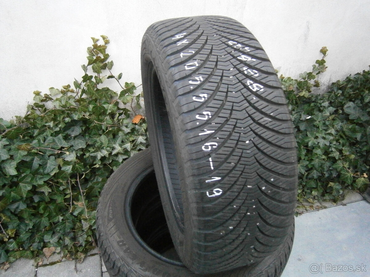 Predám 4x celoročné pneu Goodyear 205/55 R16 94HXL