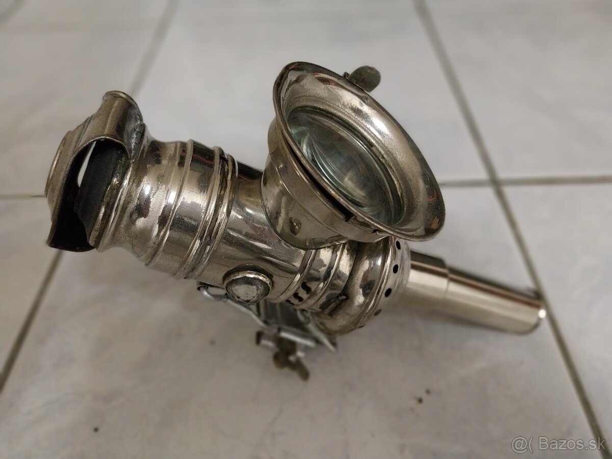 Historicky bicyklel ,lampa..Rare