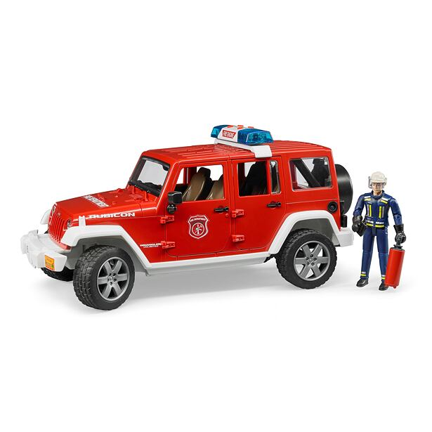 BRUDER Jeep Wrangler Požiarnické auto + figúrka