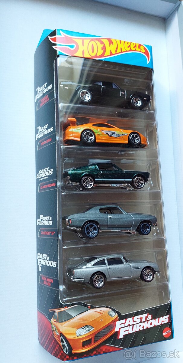 5 Pack Fast Furious Hotwheels