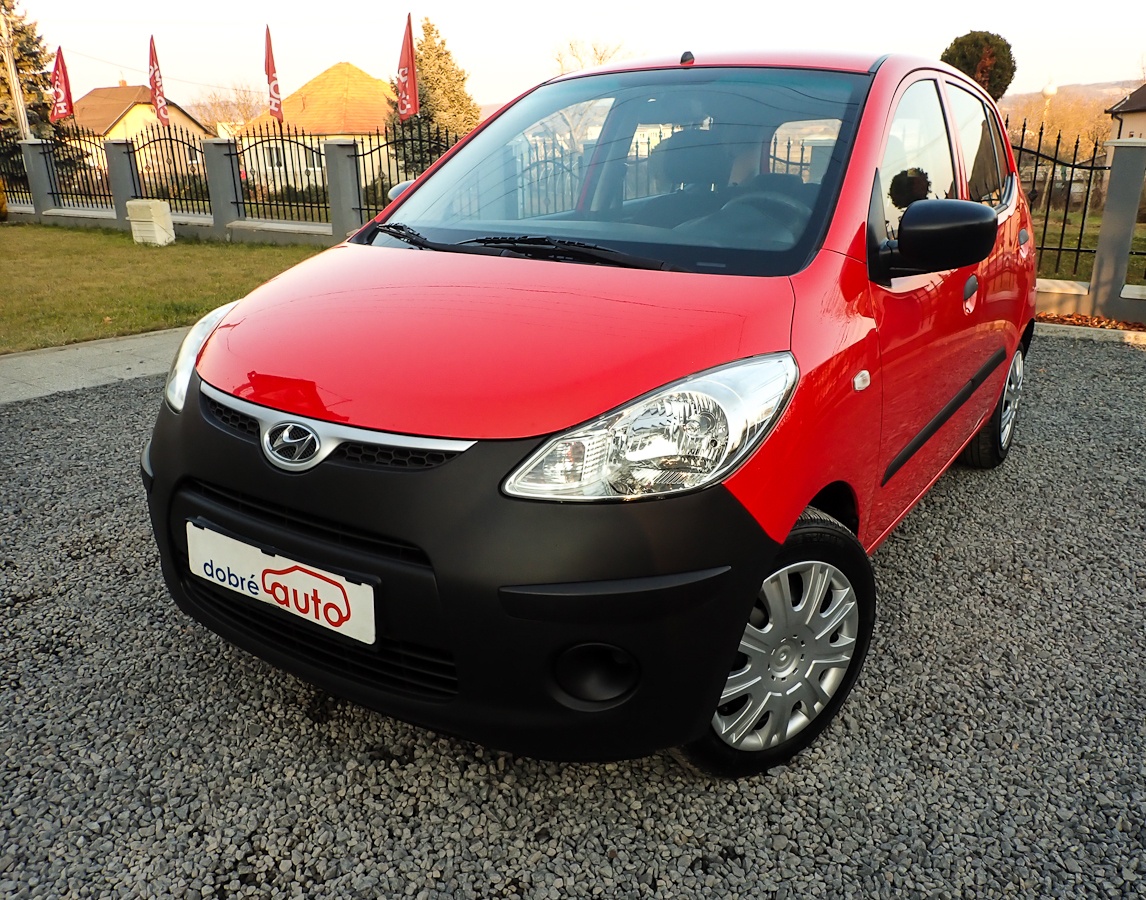 HYUNDAI i10 1.1 BENZIN - 5 dverové -49kW - 2009 - STK- ŠPZ-