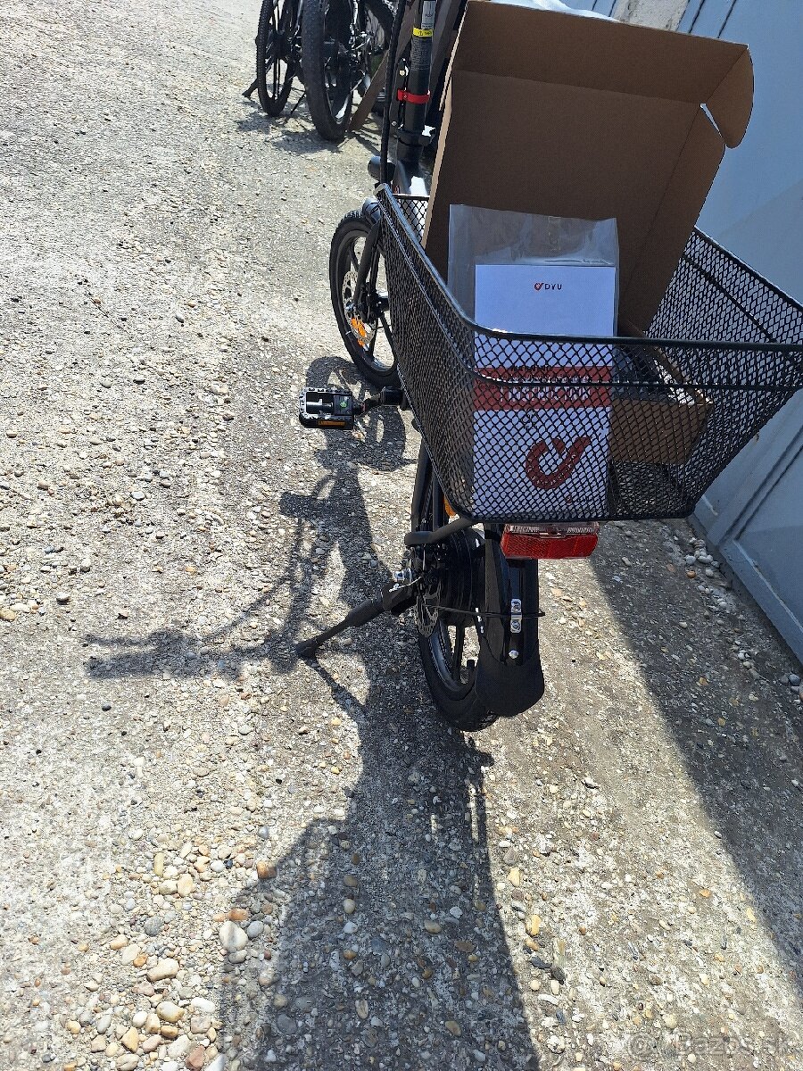 Elektrický bicykel,0km,16-palcový skladací,osvetlením,250w