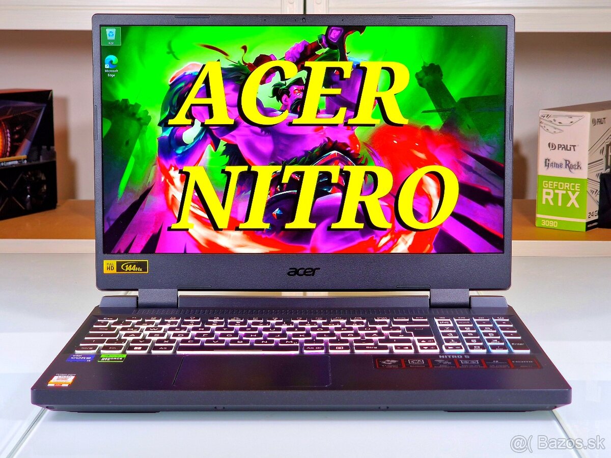 Herný notebook ACER NITRO | i9-12900H | RTX 4060 | 17,3" 144