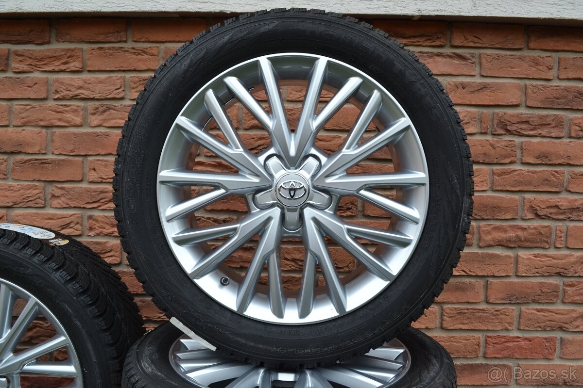 5x114,3 R18 Zimna sada Org. Toyota C-HR + 225/50 R18 Nokian