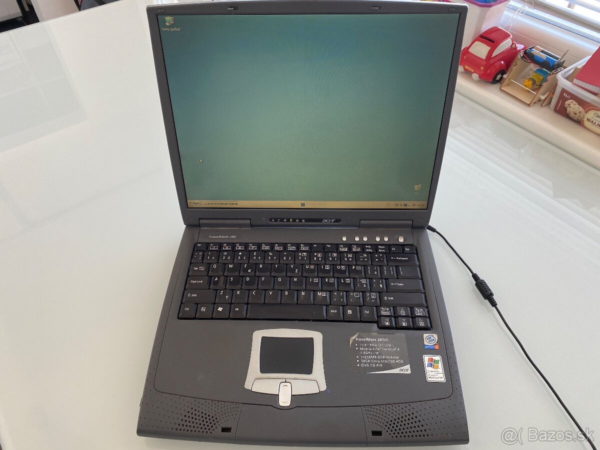 Preda stary laptop Acer travelmate 280