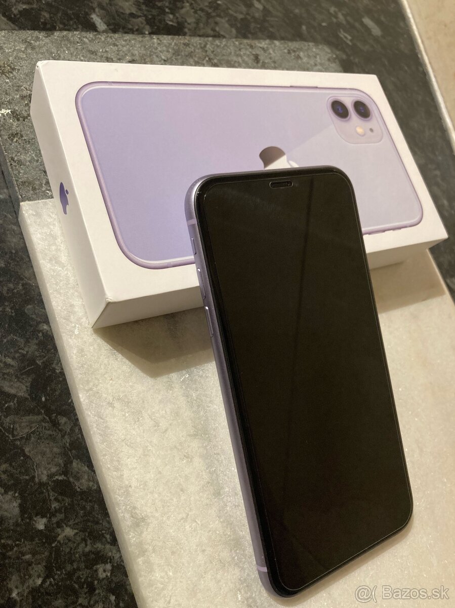 iPhone 11 black 64gb purple