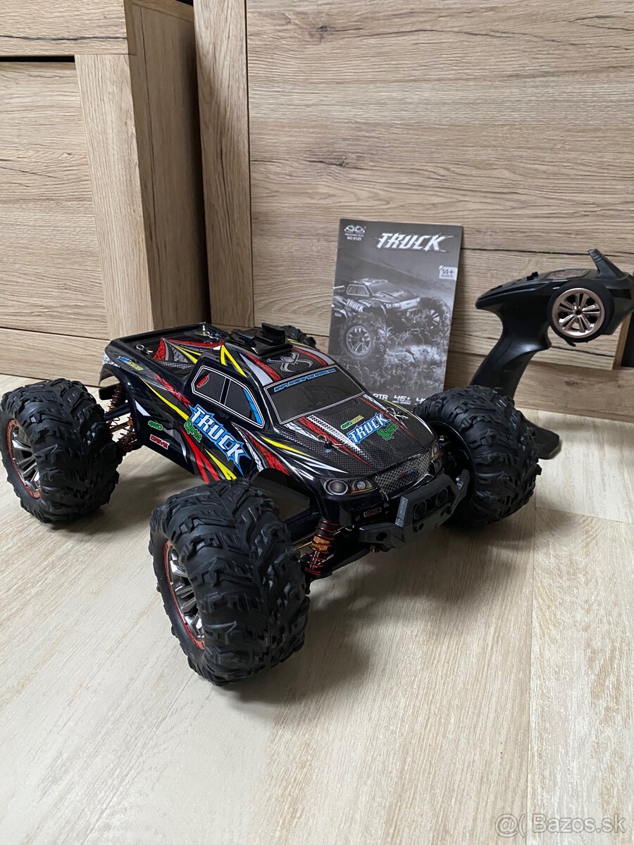 RC monster truck 9125, červená + náhradná batéria