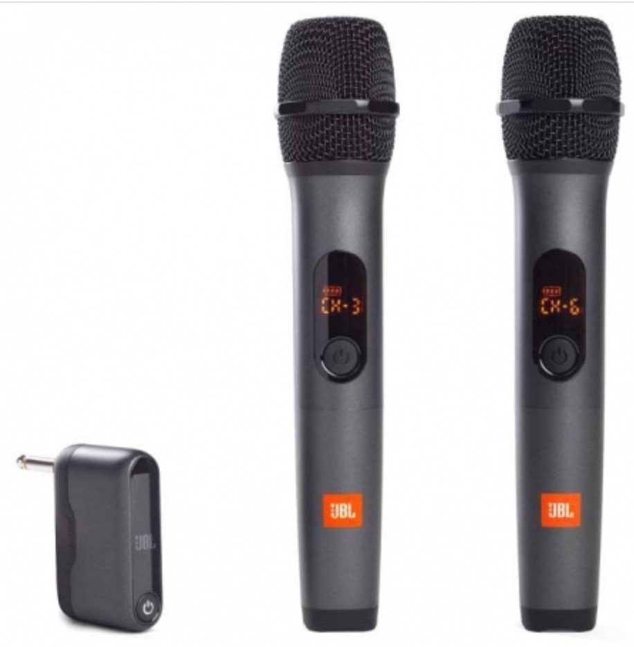 2x JBL bezdrôtové mikrofóny + prijímač (REZERVOVANÉ)