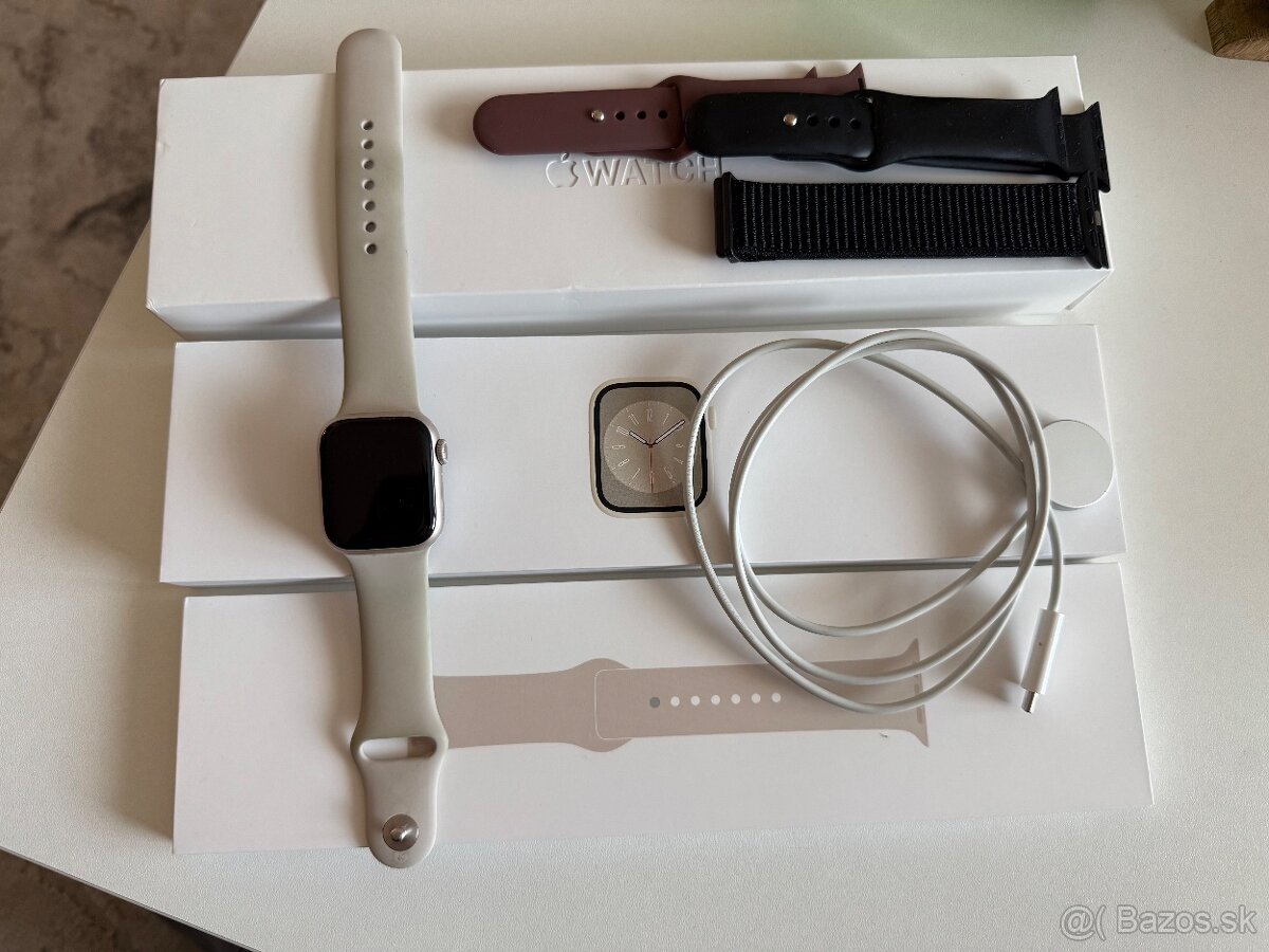 Apple watch 8 41mm star alu GPS