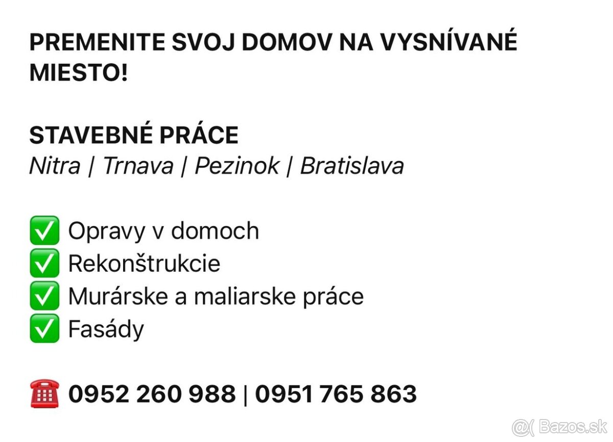 Stavebné prace