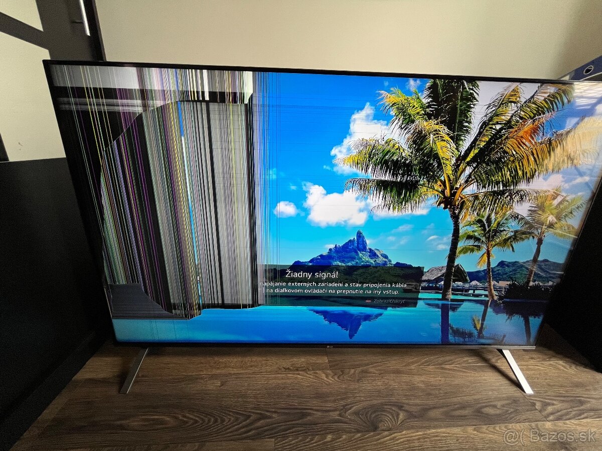 LG UHD TV 4k na náhradné diely