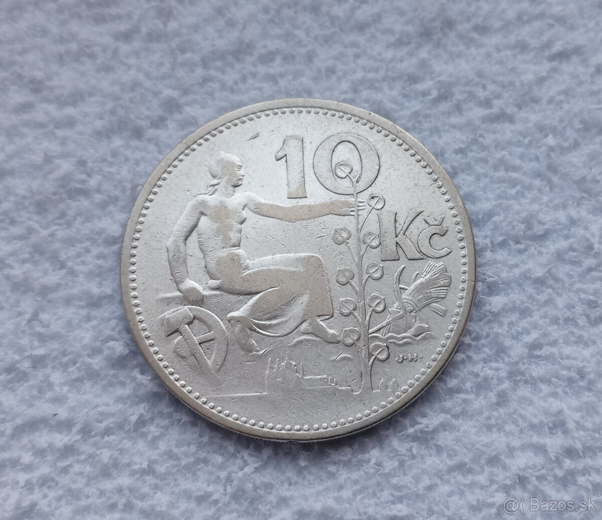 MINCA strieborná 10 Koruna 1931 Československo