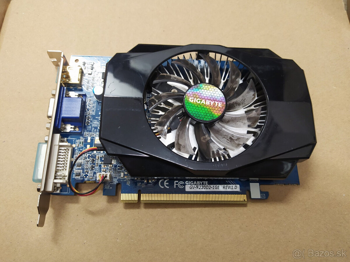 Gigabyte nVidia GeForce GT 220 - 1GB