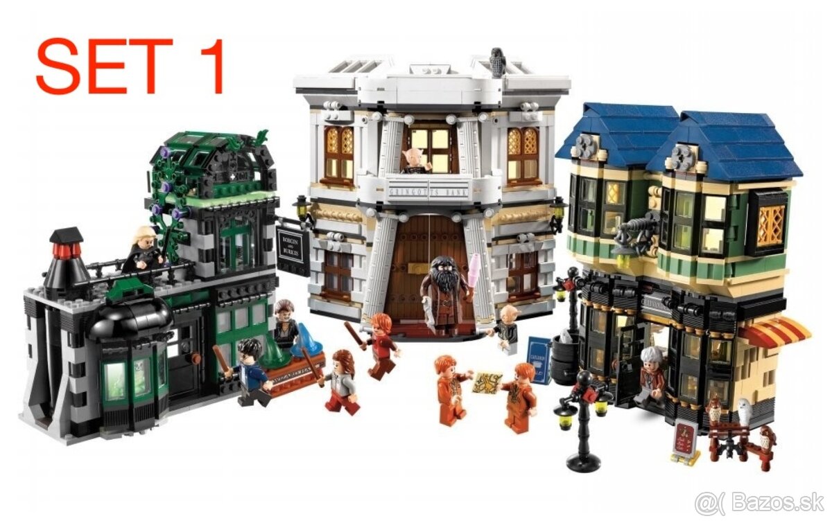 Harry Potter - šikmá ulička - typ lego - nové