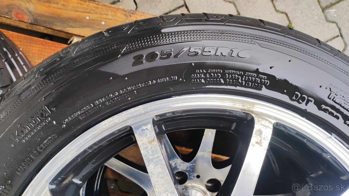 Hankook Ventus prime 3  205/55/16 + disky DEZENT