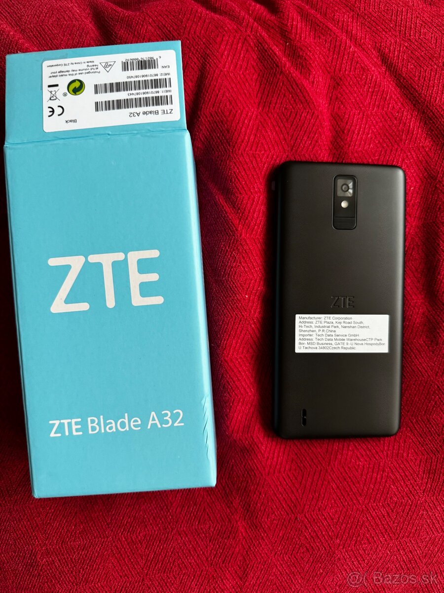 zte mobil NOVY a32 cierna farba