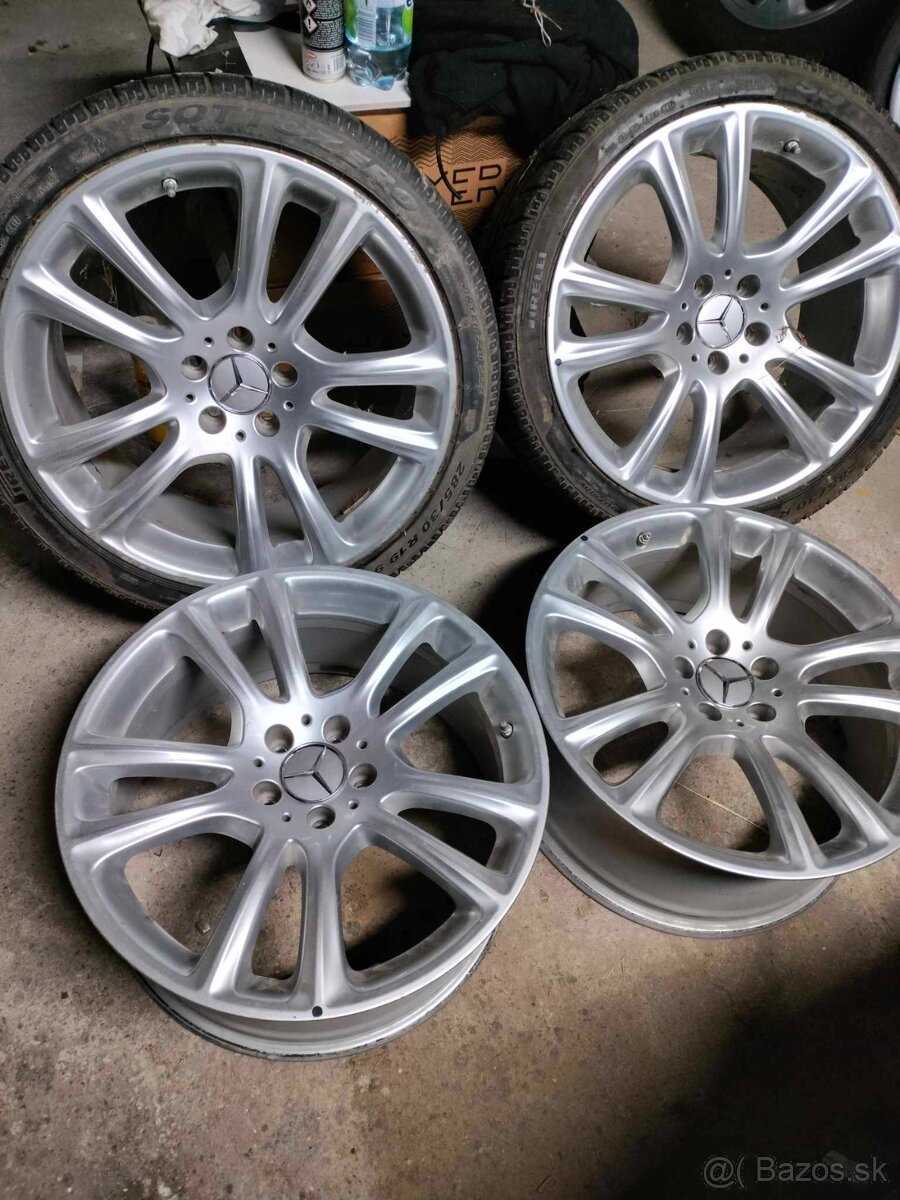 4ks alu disky orig. Mercedes 5x112 R19