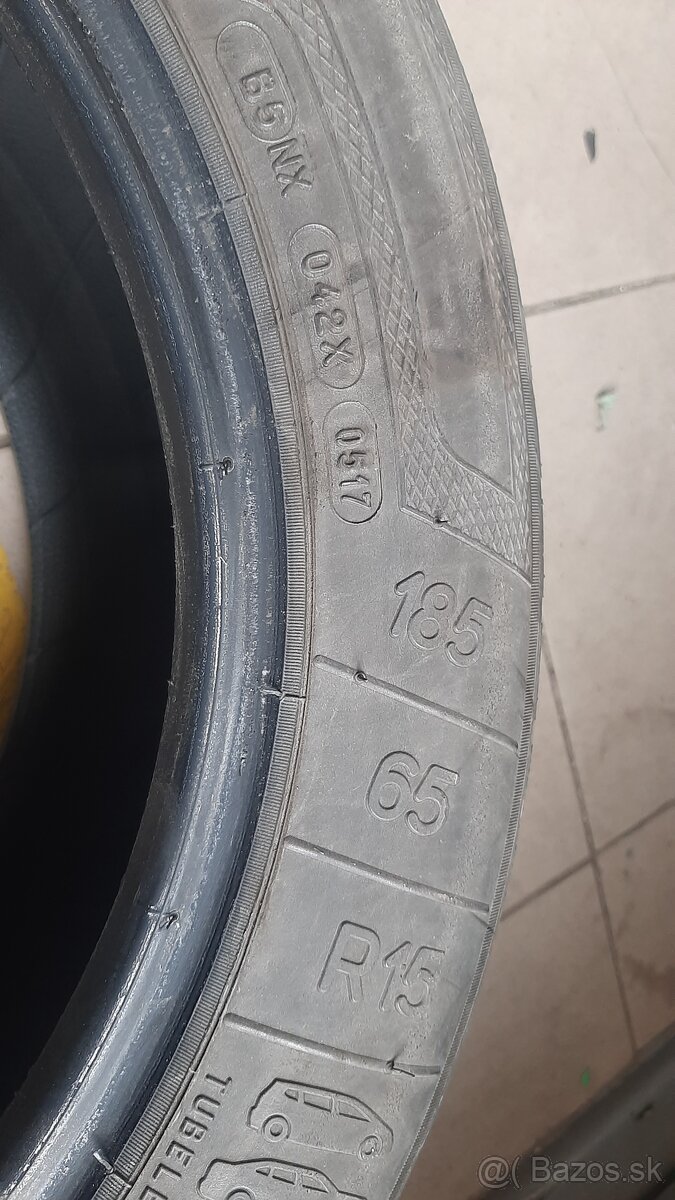 Predám kleber letne pneumatiky 185/65R15