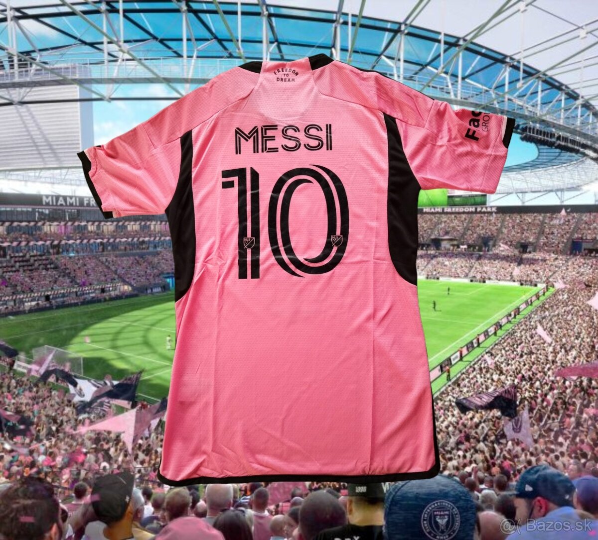 dres INTER MIAMI CF 24/25 MESSI Home Authentic pink vel.M