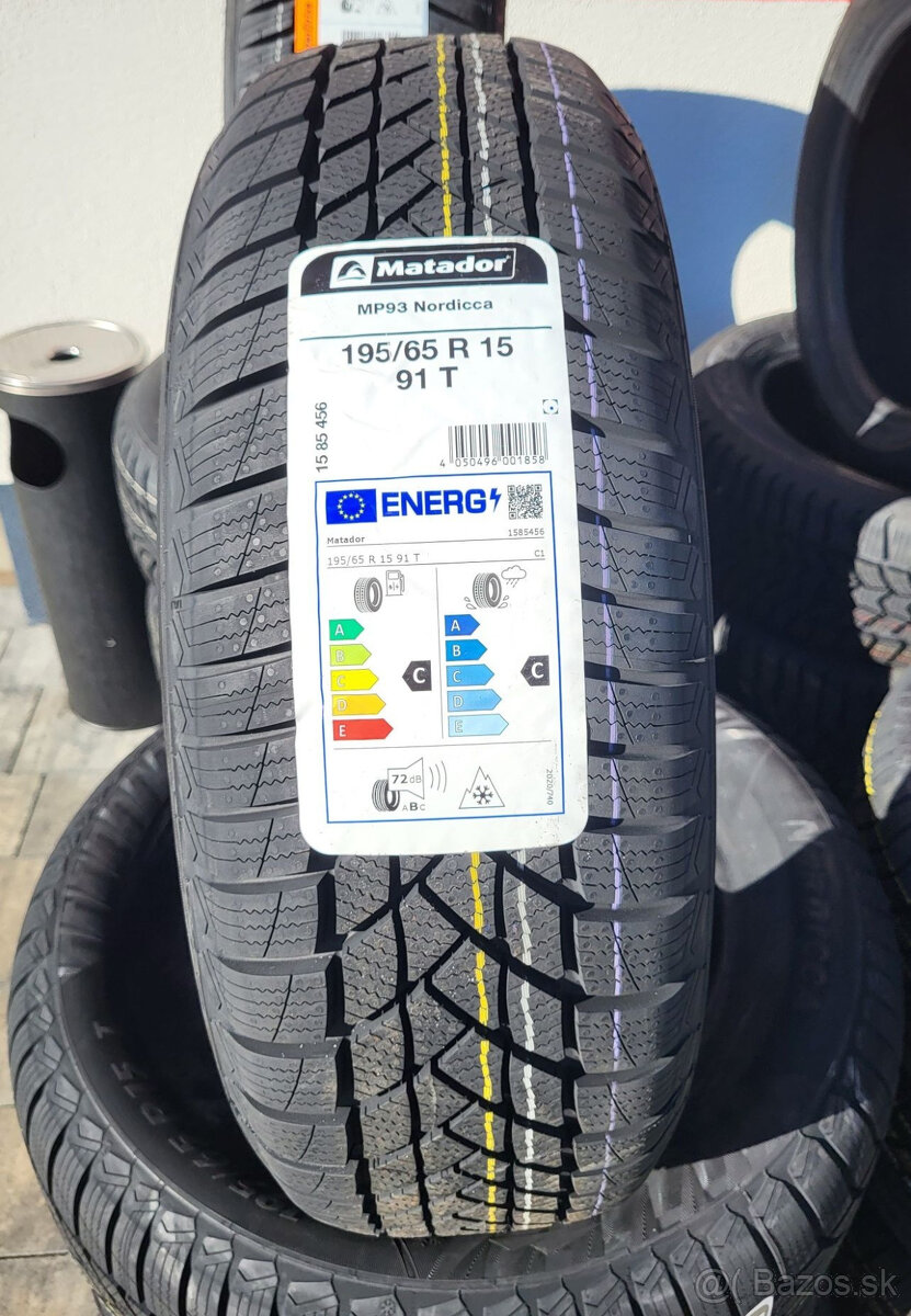 Zimné pneumatiky 195/65 R15 Matador DOT2023/2024