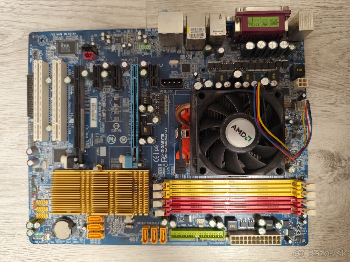 Procesor AMD Athlon X2 6400+, doska Gigabyte GA-M57SLI-S4