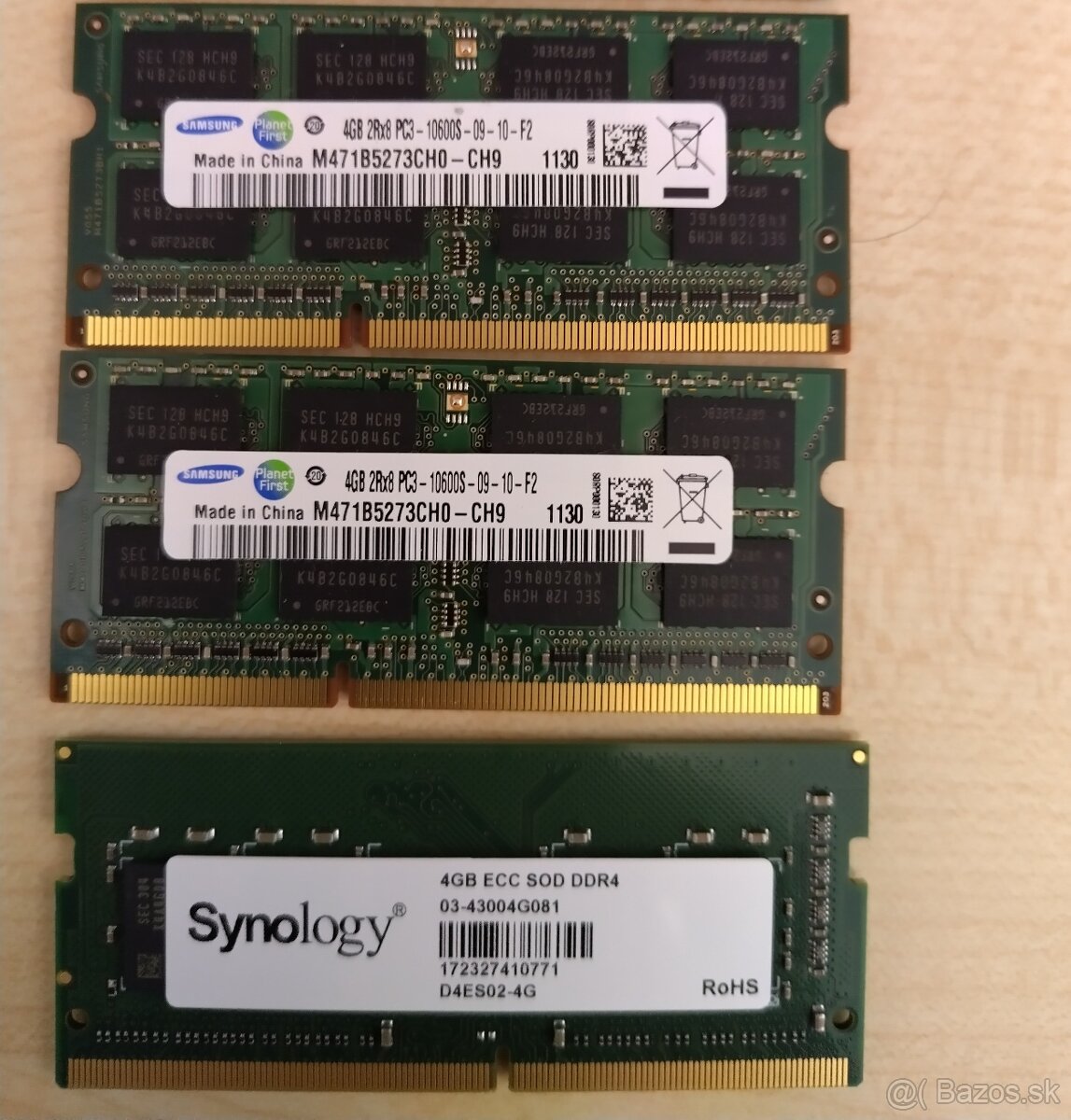 DDR 4GB rozne značky do notebuku