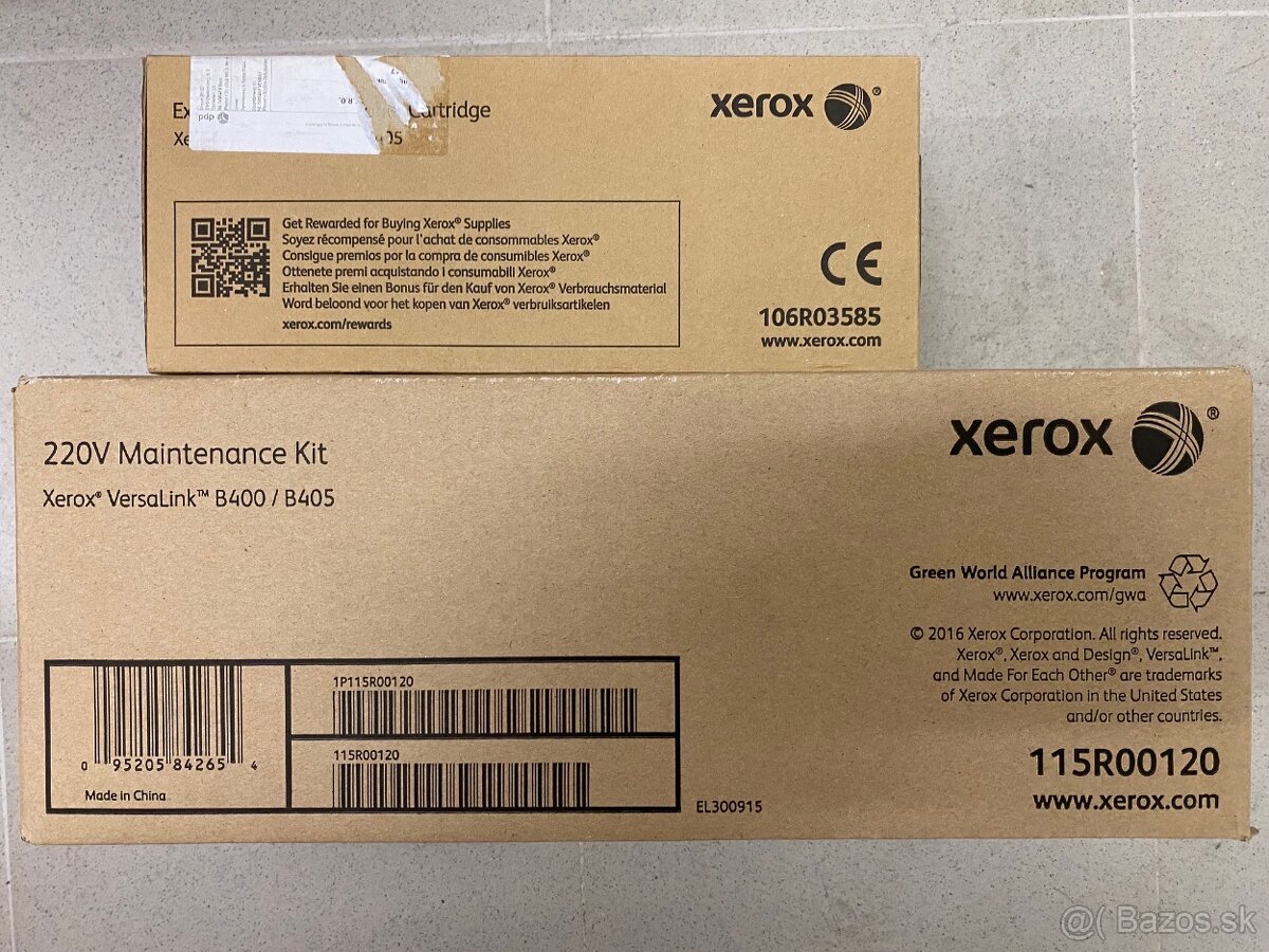 Xerox Maintenance kit B400/B405,  Jednofarebná náplň čiena