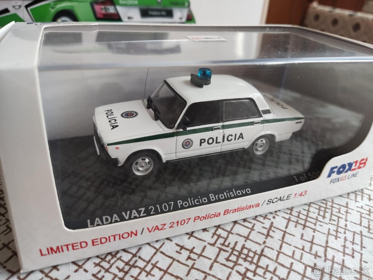 Lada VAZ 2107 Policia Bratislava 1:43