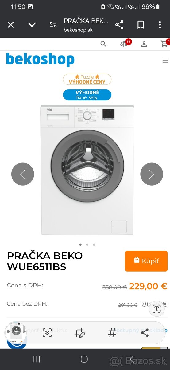 Pracka Beko