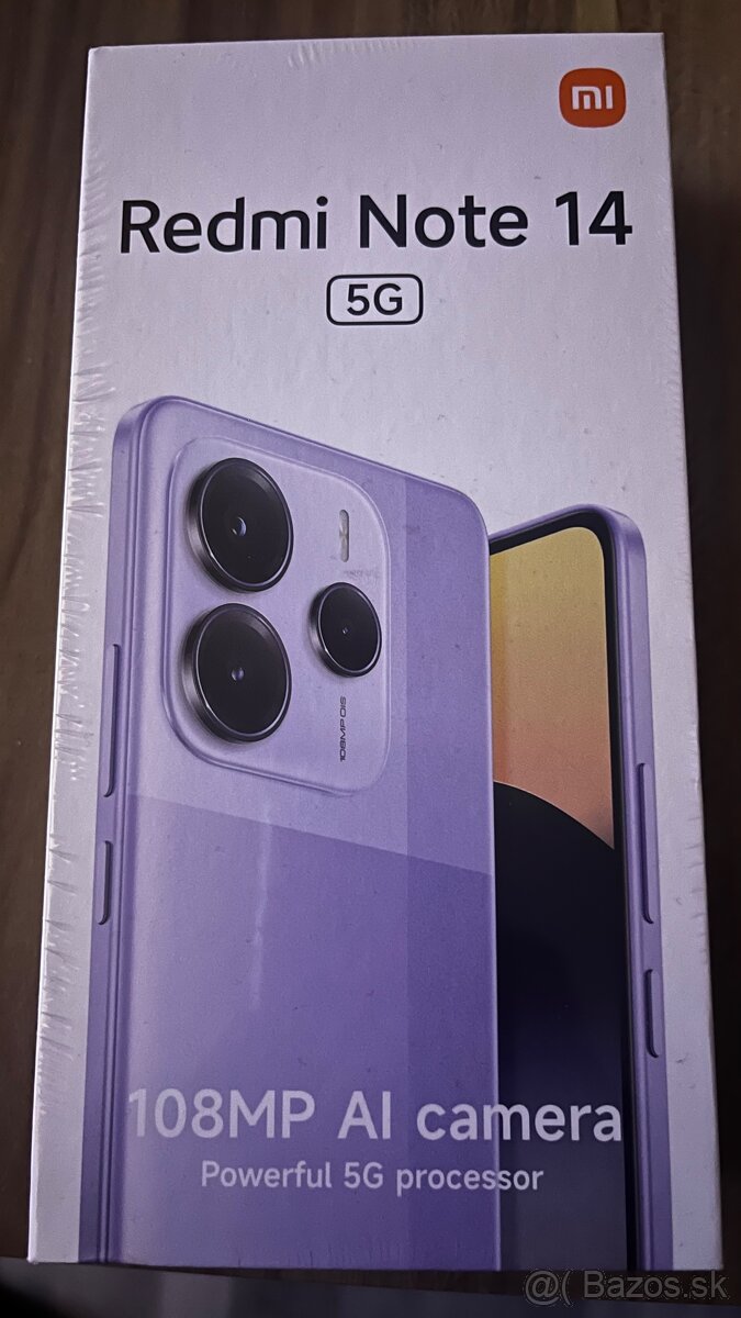 Čierny Xiaomi redmi note 14 5g 8gb/256gb