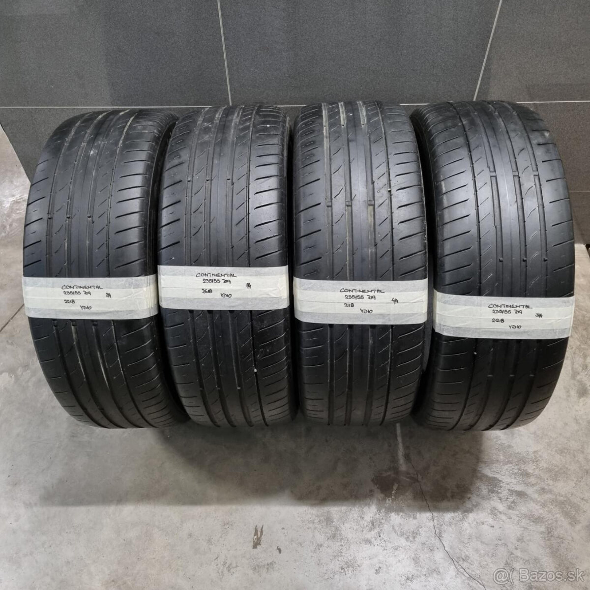 Letné pneumatiky 235/55 R19 CONTINENTAL DOT2218