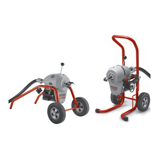 RIDGID K-1500 Špirálová čistička pre potrubia 50-250 mm