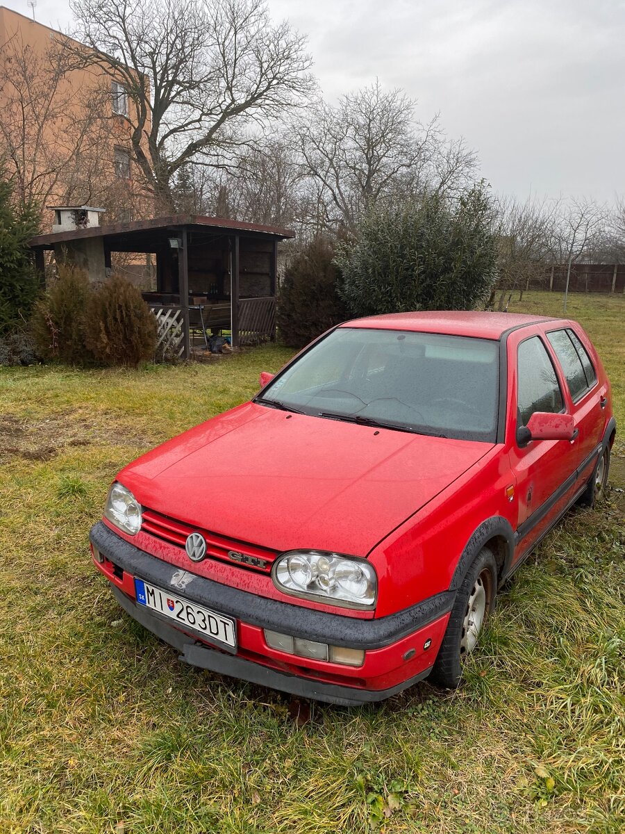 Volskswagen golf 3 GTI 2.0 benzín celku