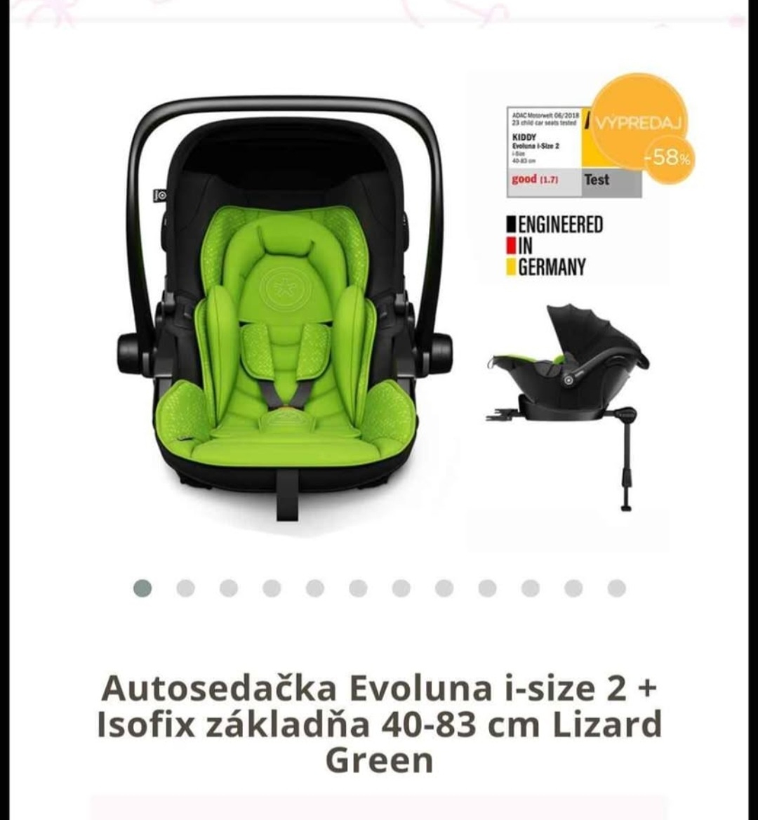 Evoluna i síce 2 + isofix základňa 40 - 83