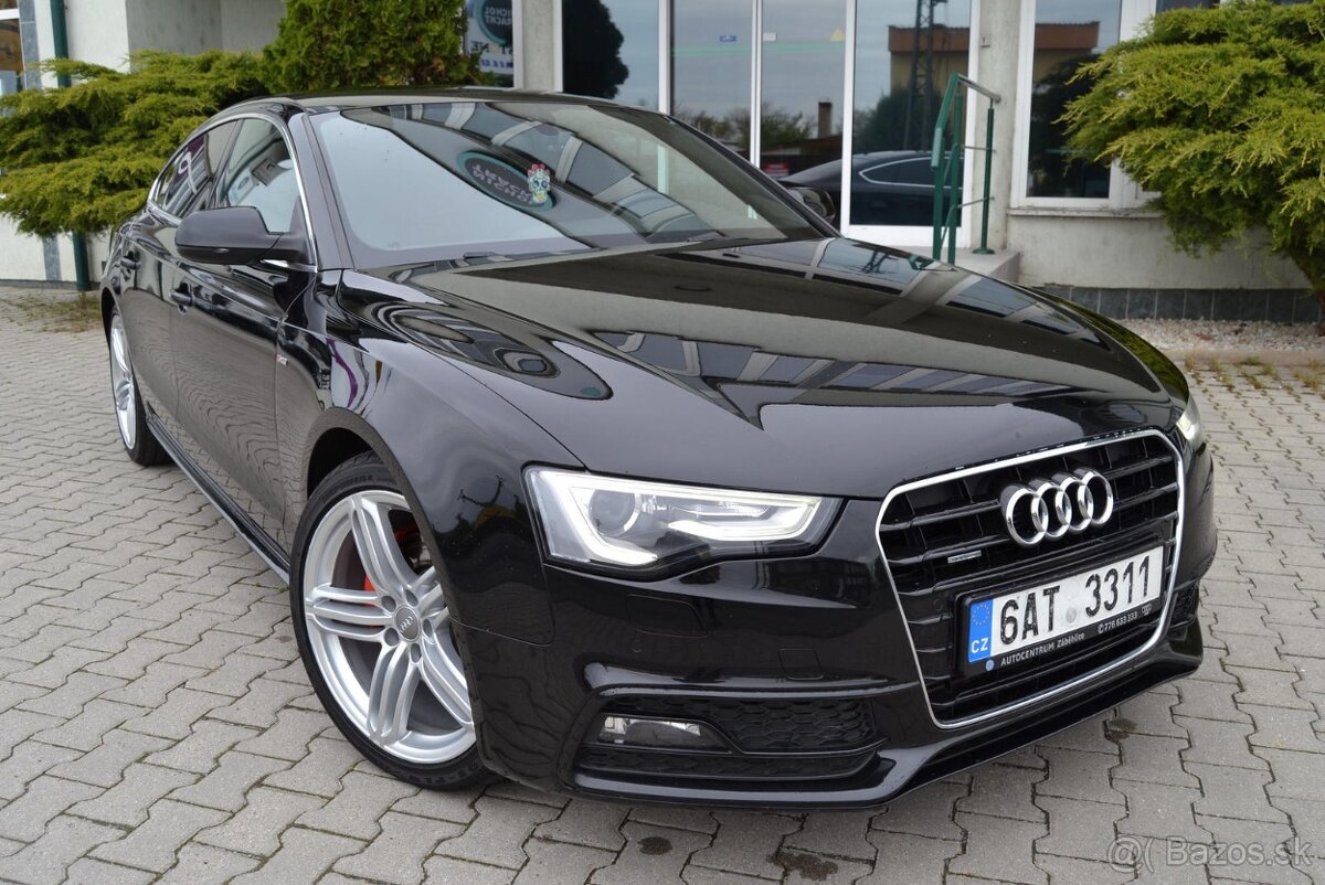 AUDI A5 B8 2.0 TFSI 3X S LINE, KOŽA, NAVI, FÓLIE, BIXENÓNY