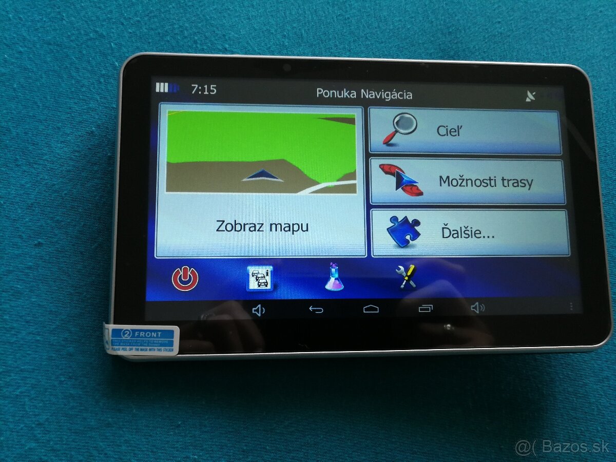 GPS 7" - WIFI - BT - KAMERA PREDNA A ZADNA - MAPY 2023