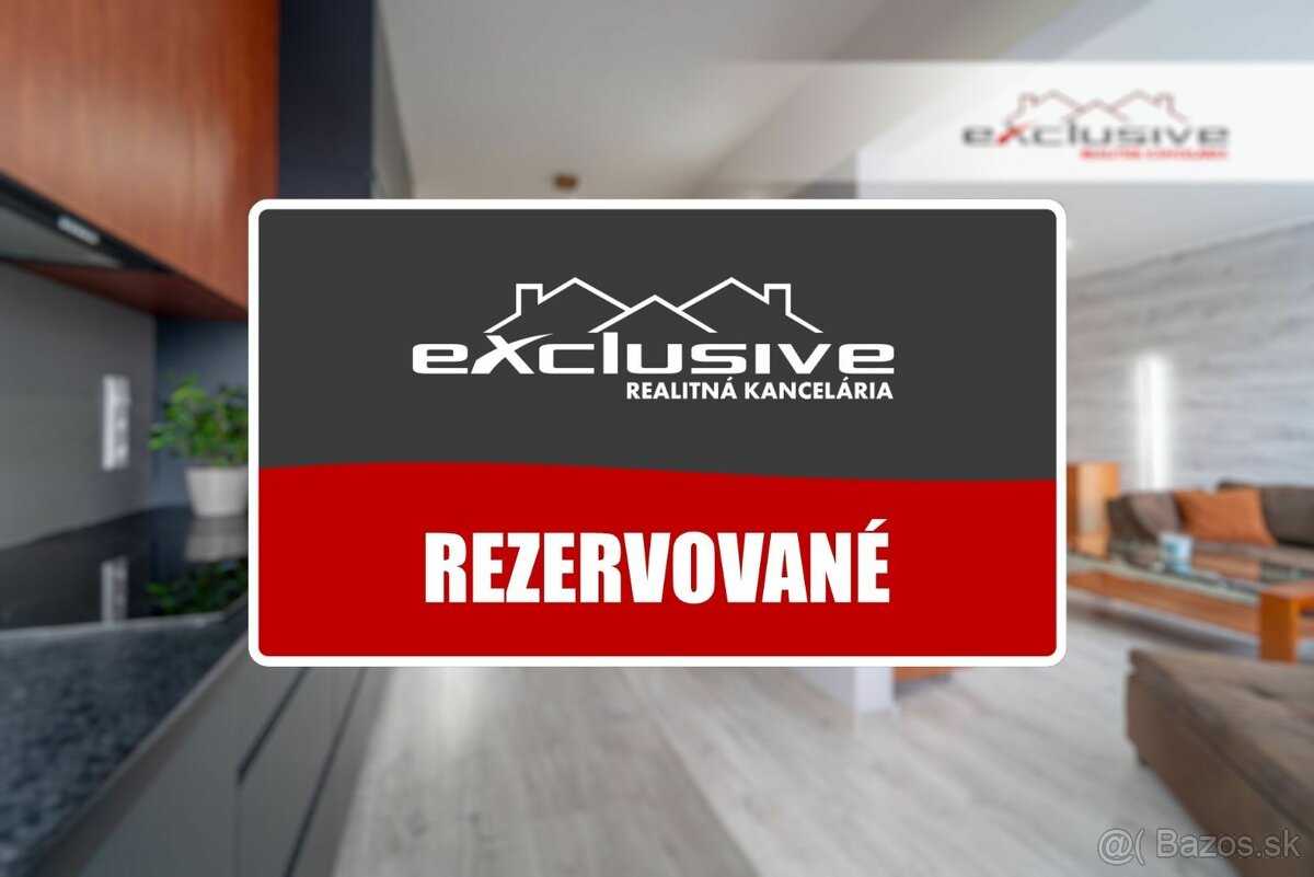 " REZERVOVANÉ " 4 IZBOVÝ BYT - ZIMNÁ, SEKČOV, 88 M2, LOGGIA 