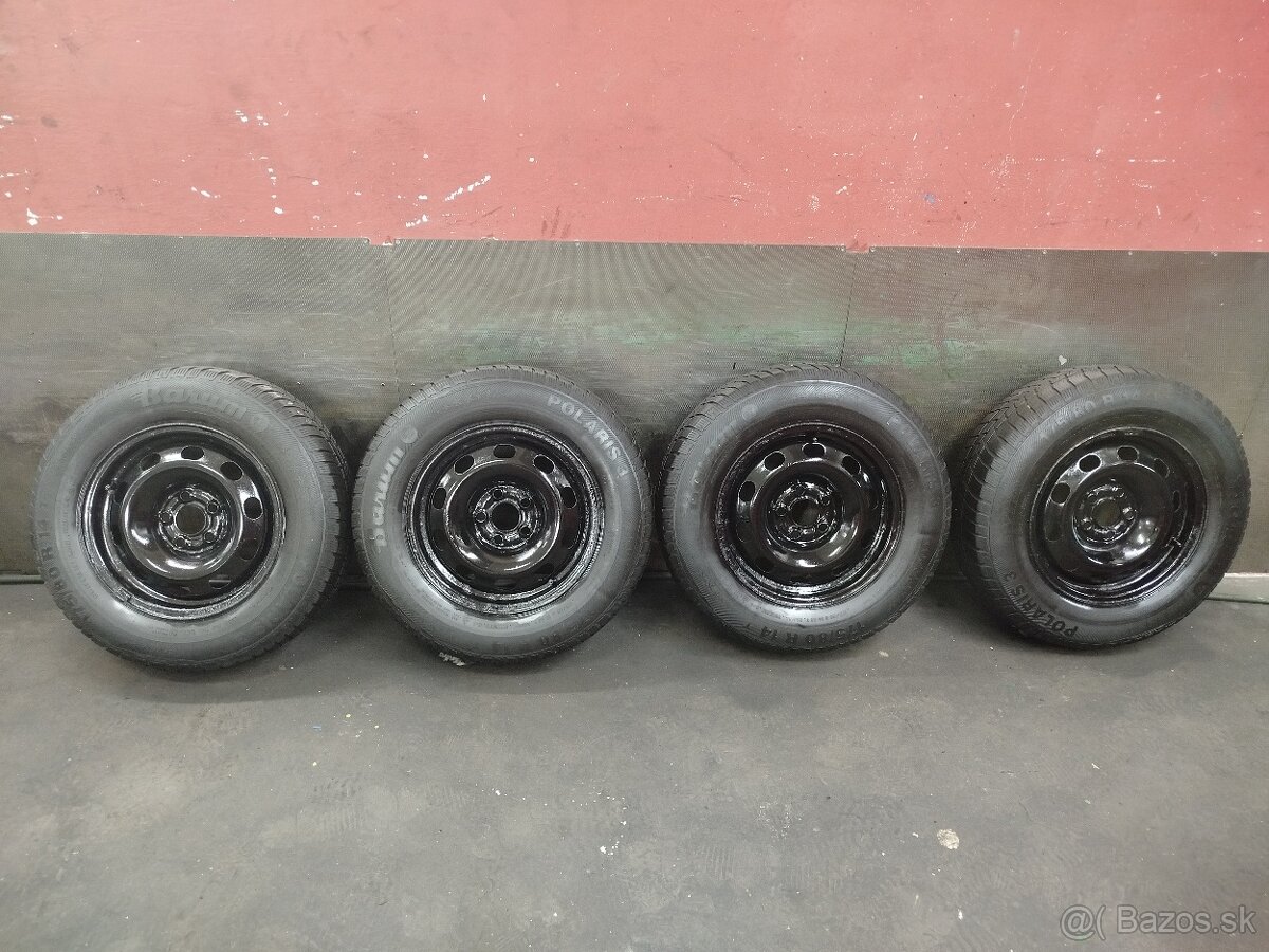 Predám zimnú sadu Volkswagen 5x100 175/80 R14 cena 40€/4ks