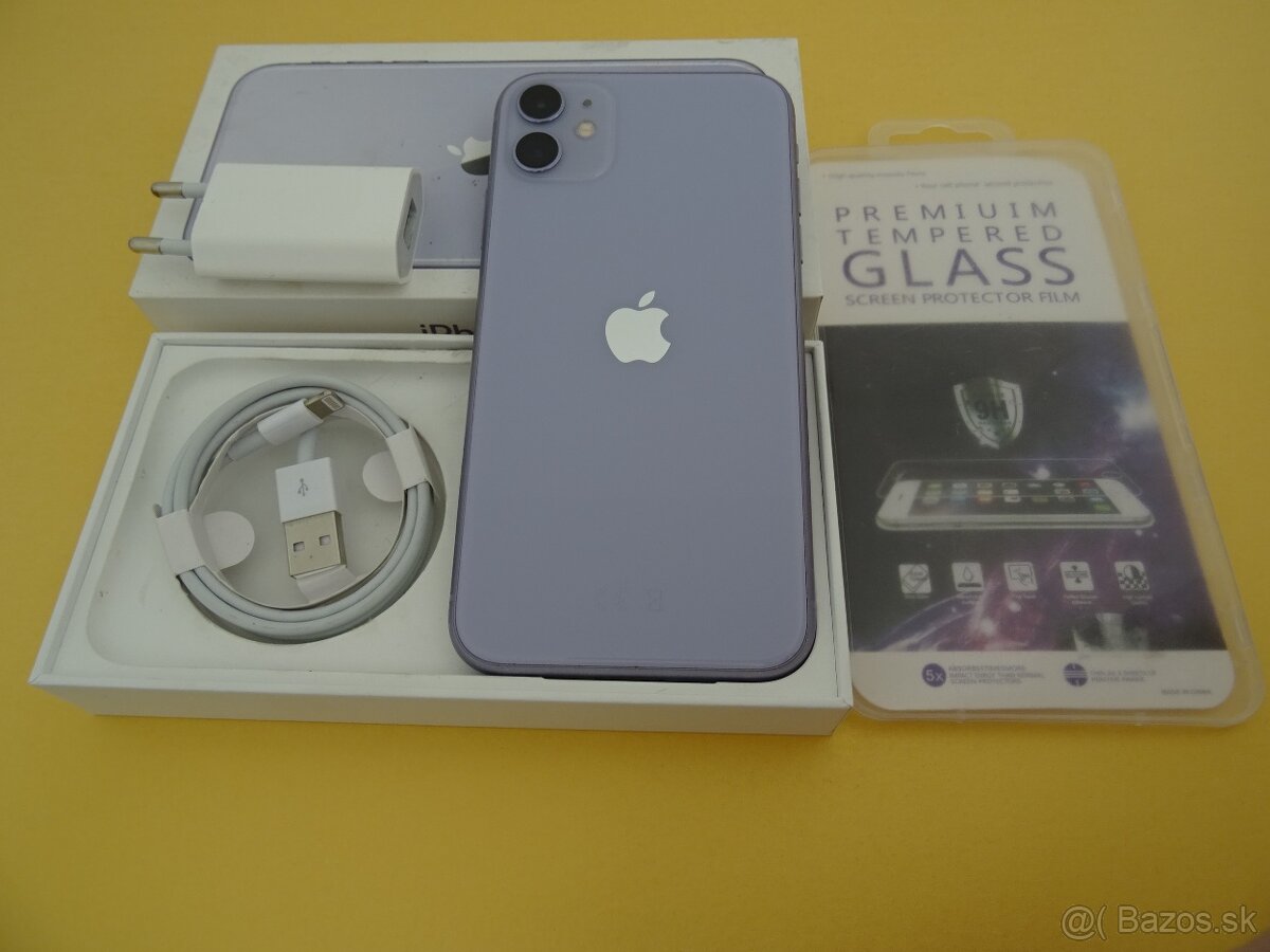 iPhone 11 64GB PURPLE - ZÁRUKA 1 ROK