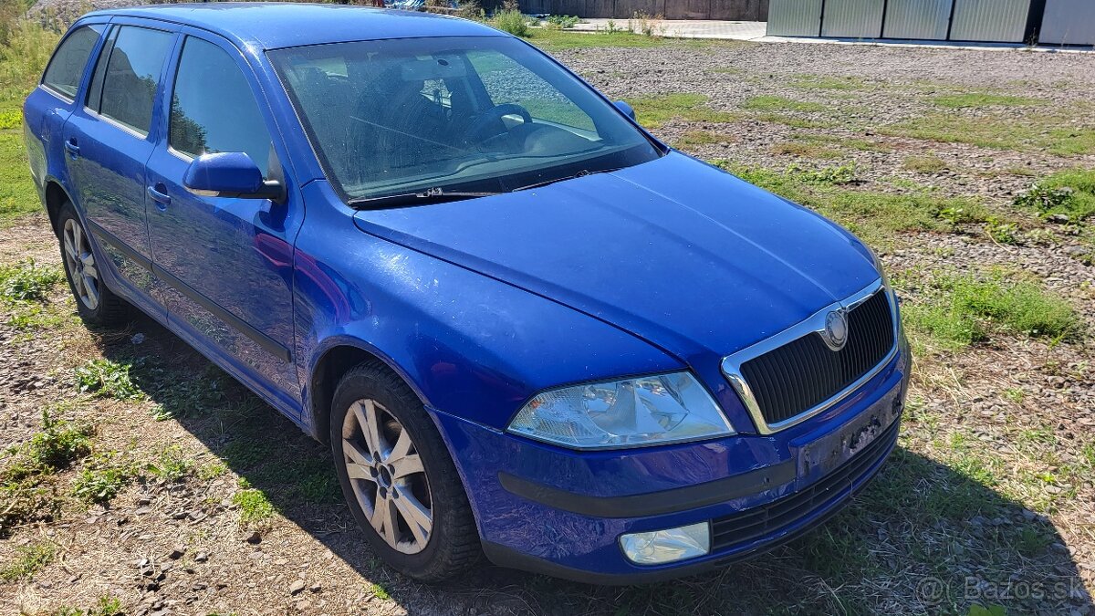 Rozpredam Skoda Octavia 2  1,9tdi farba 4590,modra