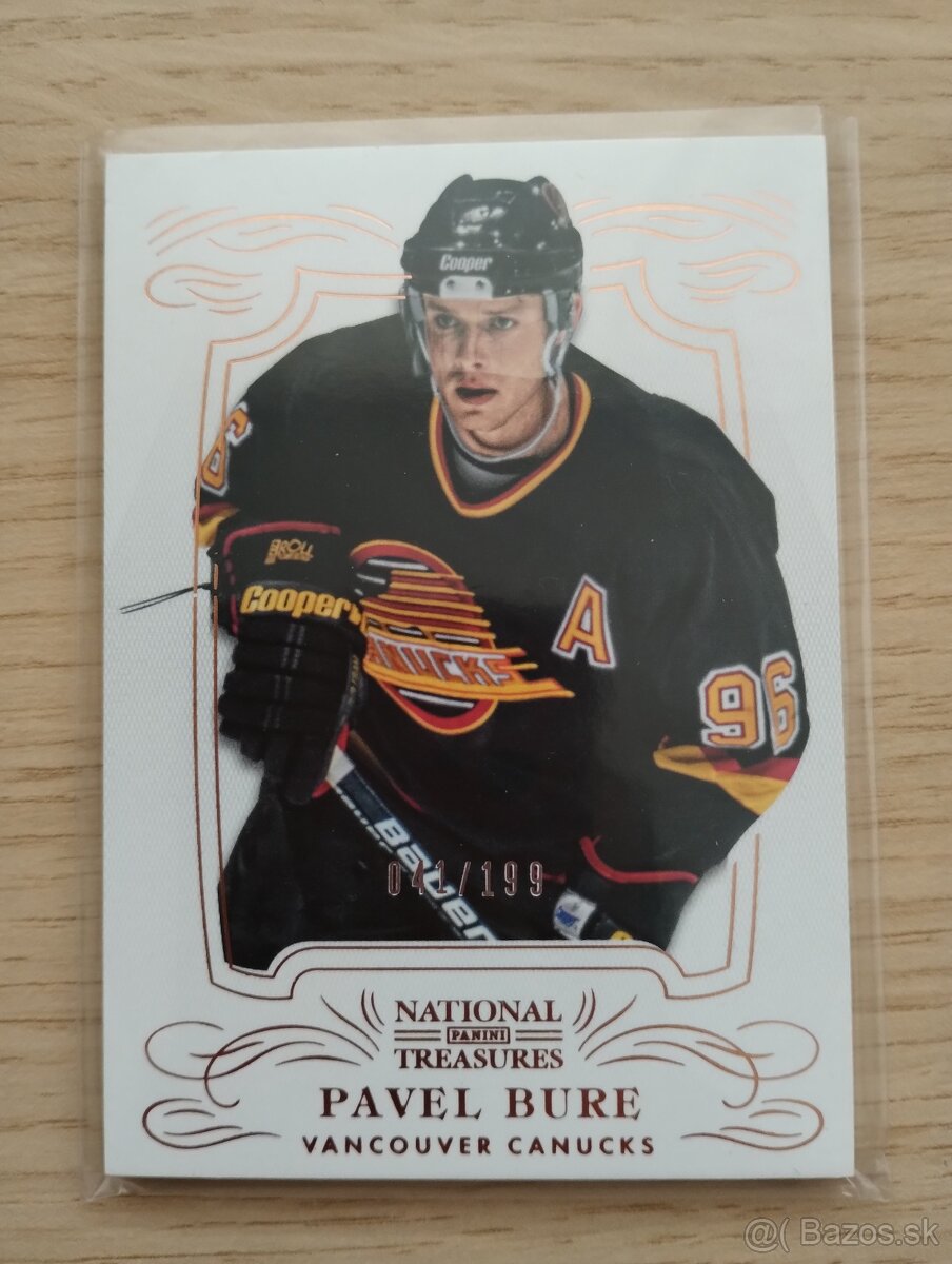 Predám hokejovú kartičku Pavel Bure National Treasures hrubá