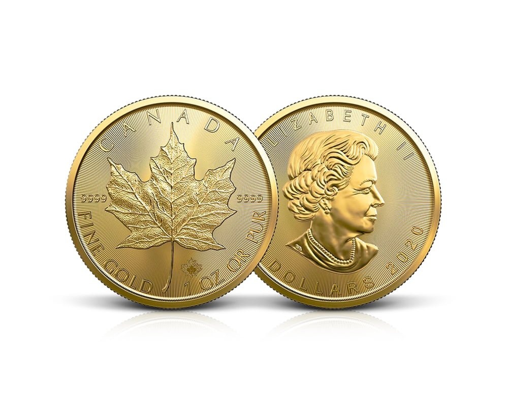 Zlatá investičná minca Maple Leaf 1 Oz