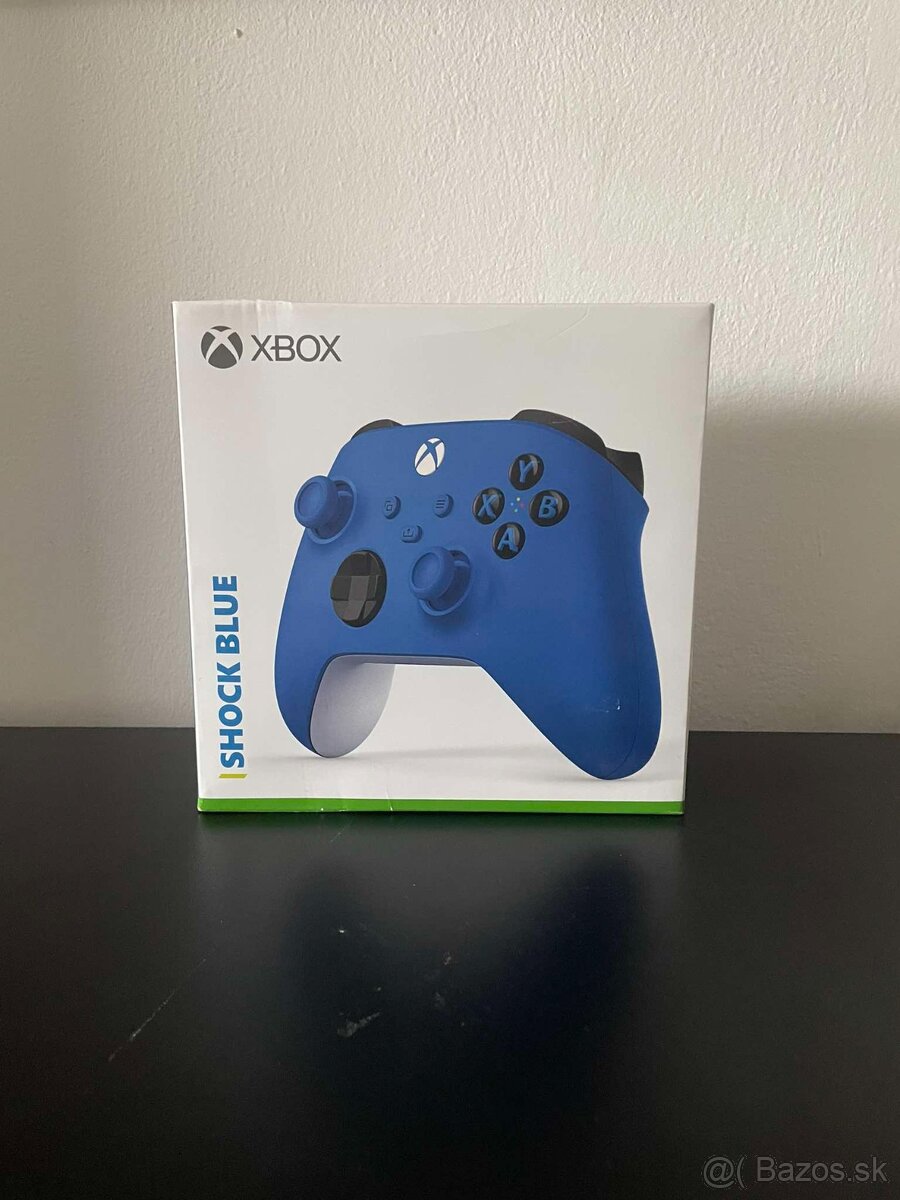 gamepad pre Xbox Series (Shock Blue, komplet balenie)