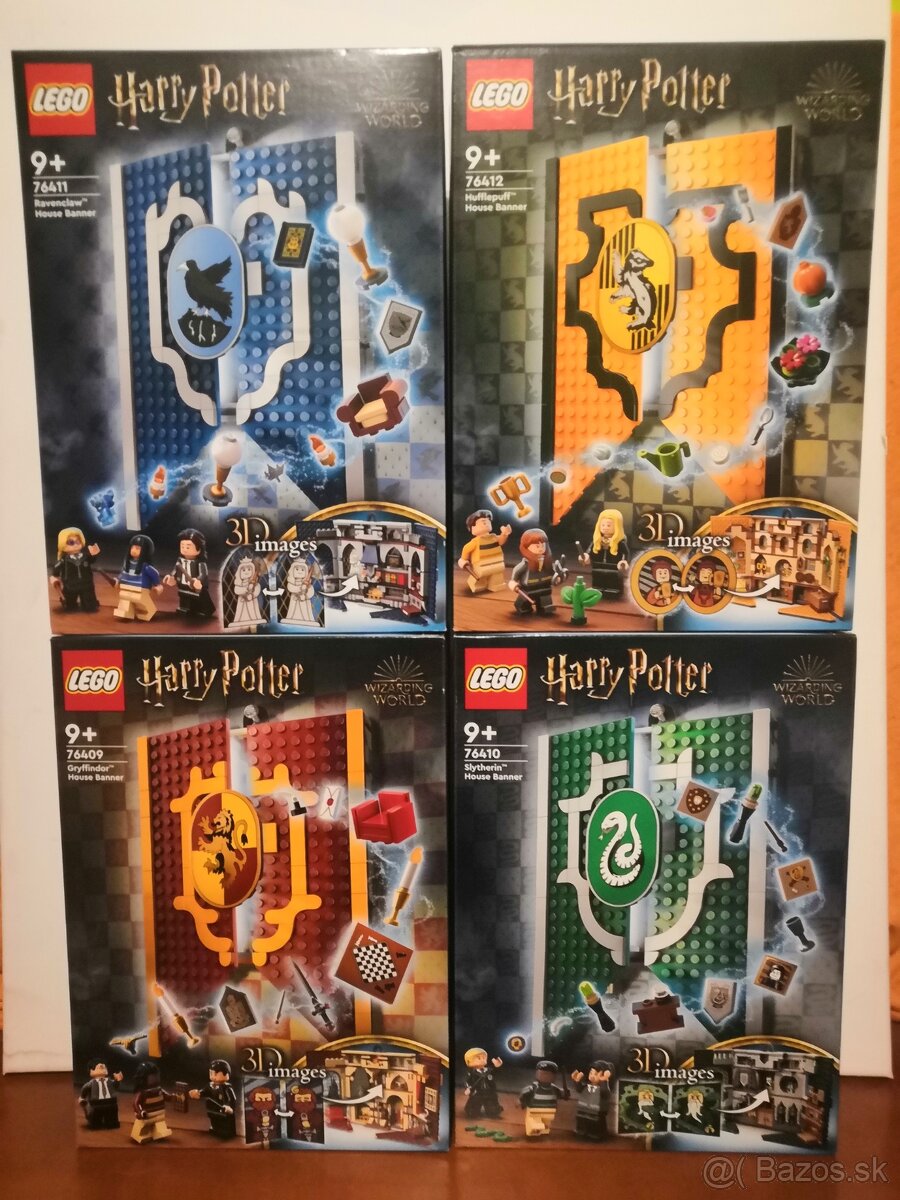 4x Lego Harry Potter Erby/knihy, nové neotvorené