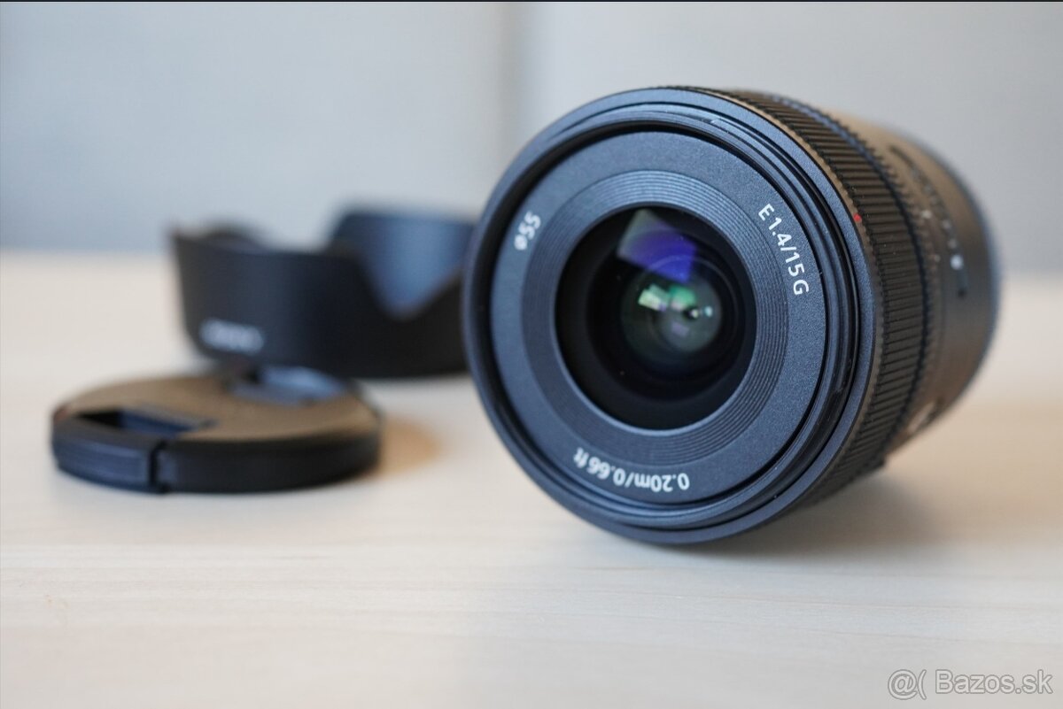 Sony E 15 mm F1.4 G