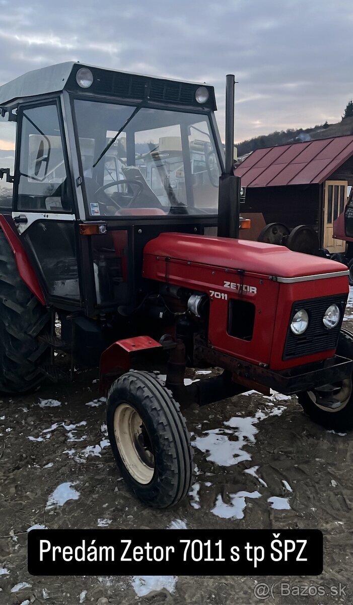 Zetor 7011 s tp špz