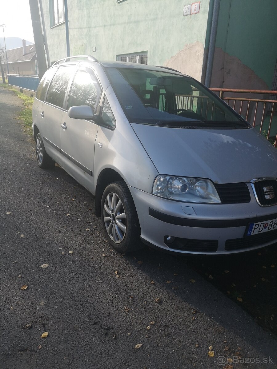 Predám Seat Alhambra 1.9 Tdi 85kw motor AUY r.v.2002